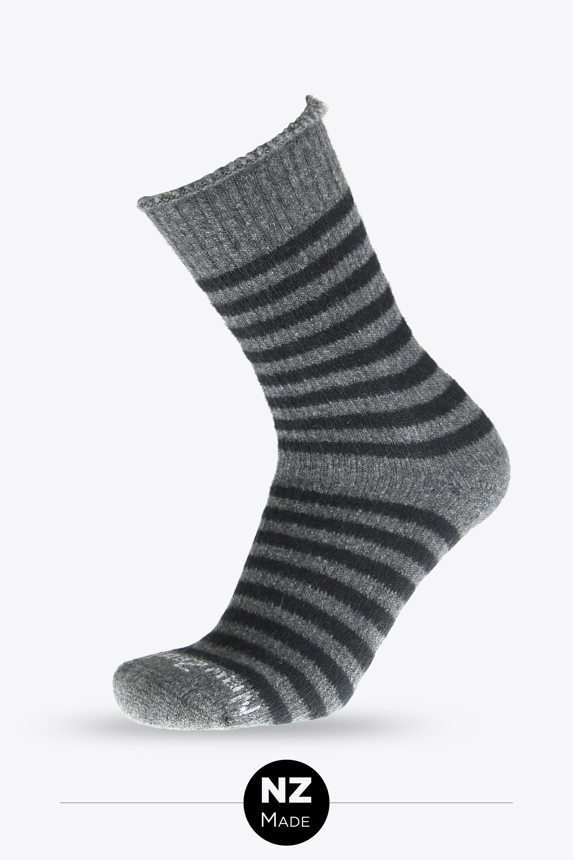 Possum Stripe - charcoal/black